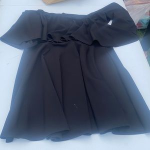 Fashion Nova black mini dress